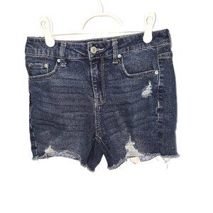 No Boundaries Jean Shorts Cut Off Frayed Hem Distressed Size 3